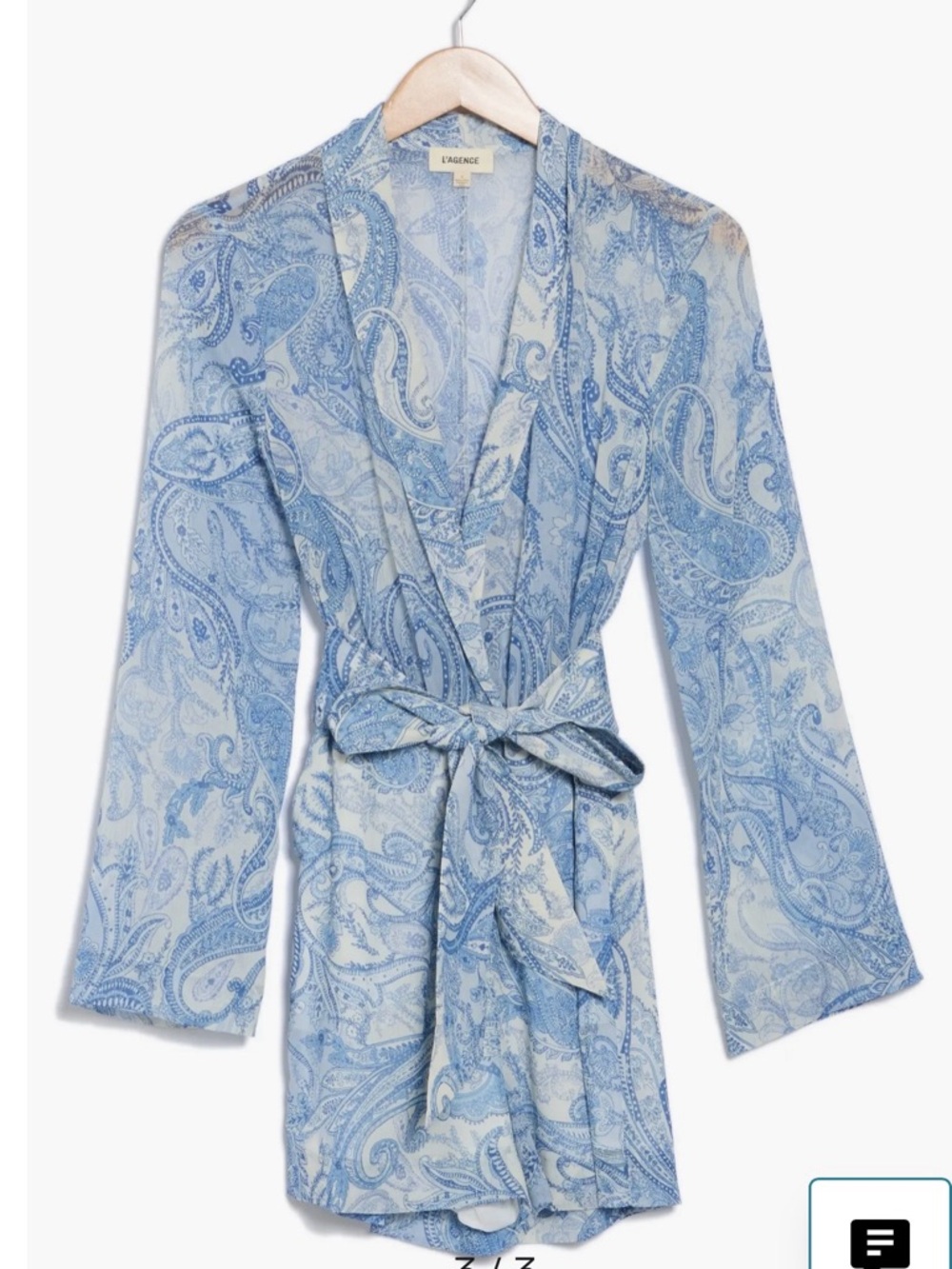 L'AGENCE Arabell Paisley Romper NEW size 4